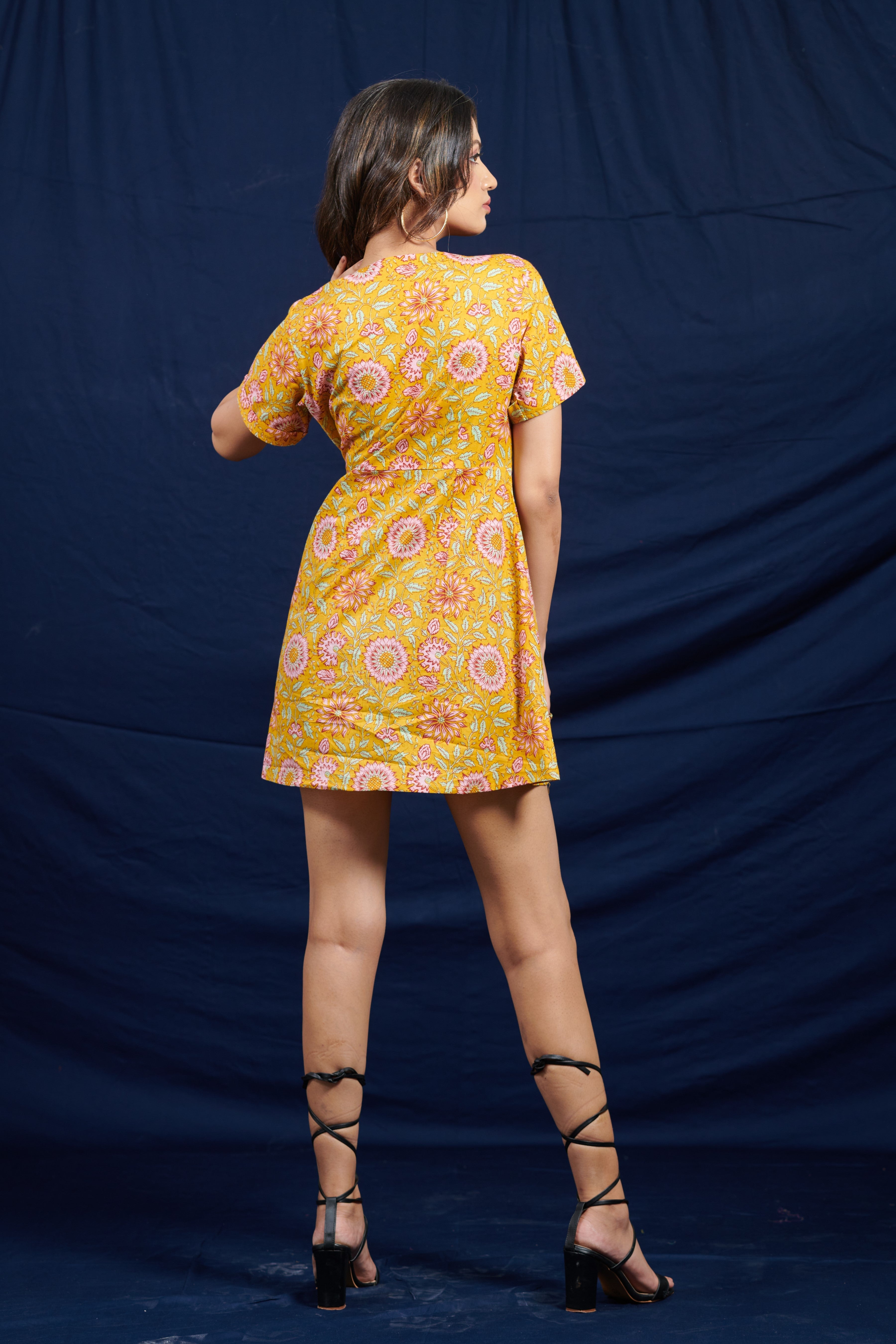 Mustard Wrap Dress